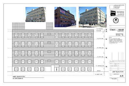 Stables on Adelaide - West Elevation